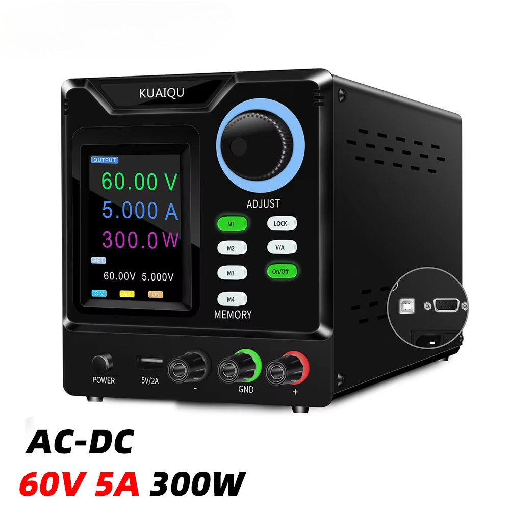Programmable Dc Power Supply 60V 5A - Zasilacz laboratoryjny DC KUAIQU SPPS-D605-232 60V